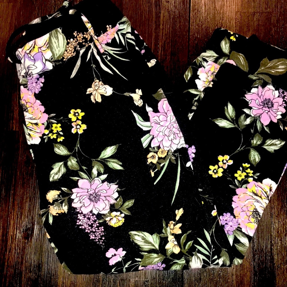 Floral sweatpants